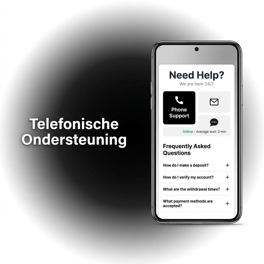 Klantenservice van Booms.bet via chat en e-mail