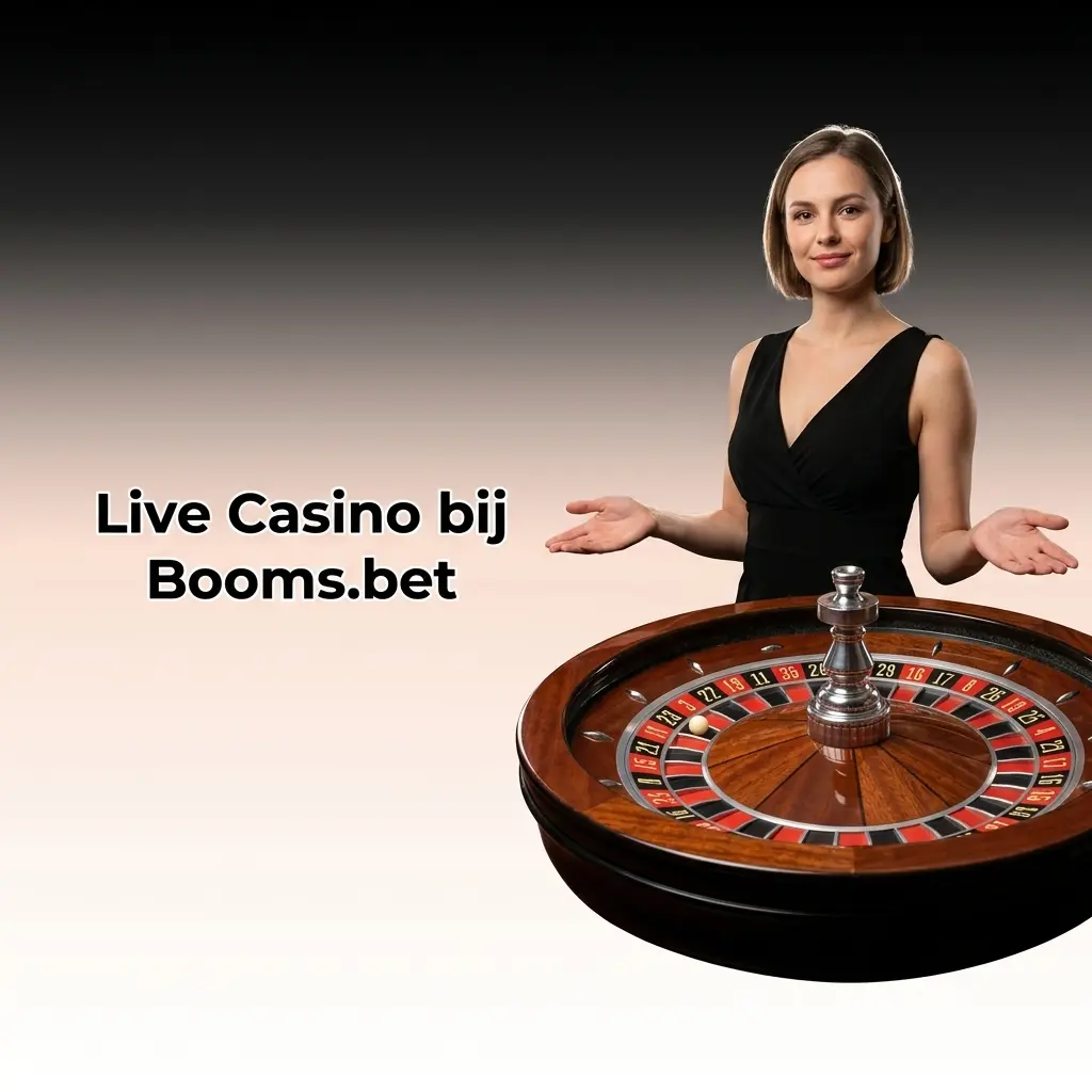 Live casino tafels bij Booms.bet