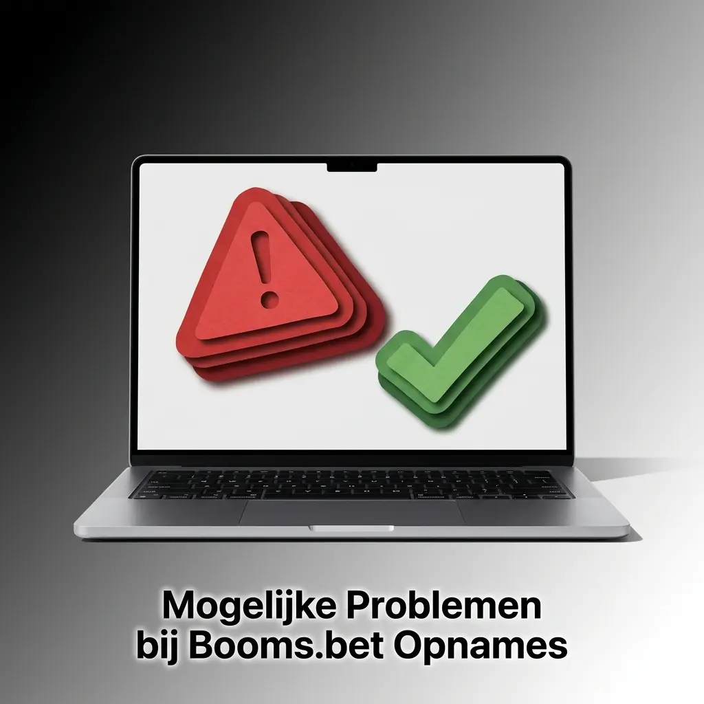 Opnameproblemen bij Booms.bet oplossen