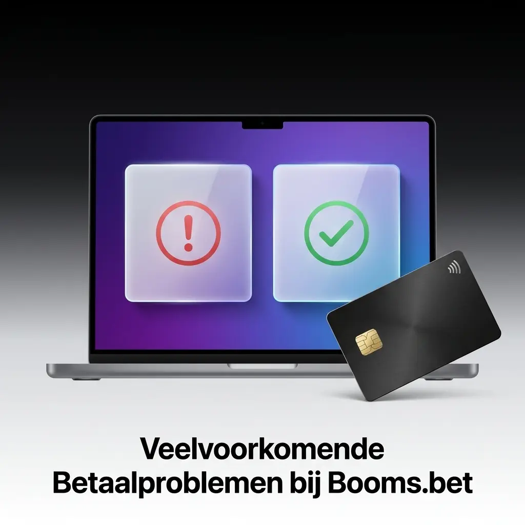 Klant die een betaalprobleem oplost bij Booms.bet